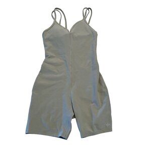 ALO Yoga Alosoft Suns Out Green Strappy Onesie Romper Women's XX-Small XXS